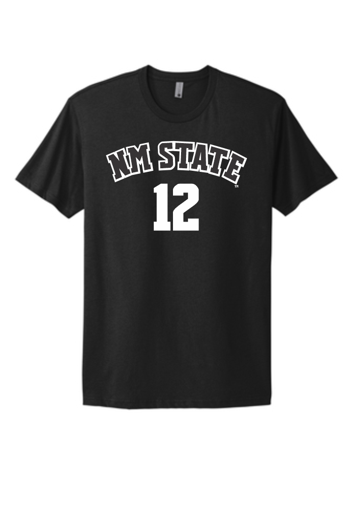 Adams #12 Women's Basketball NM State Tee