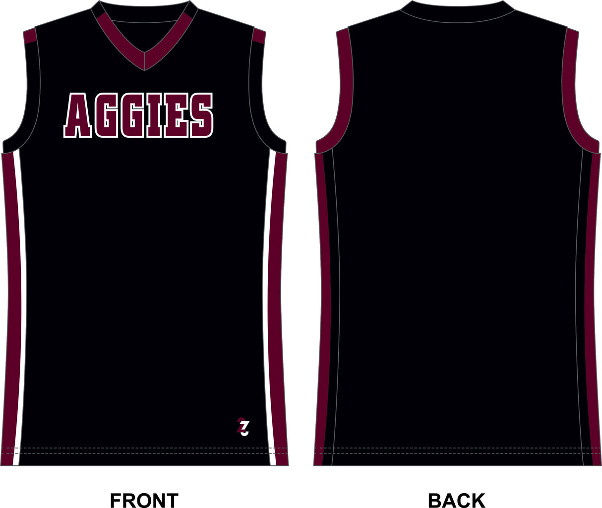 Aggies Basketball Blank Replica Jersey