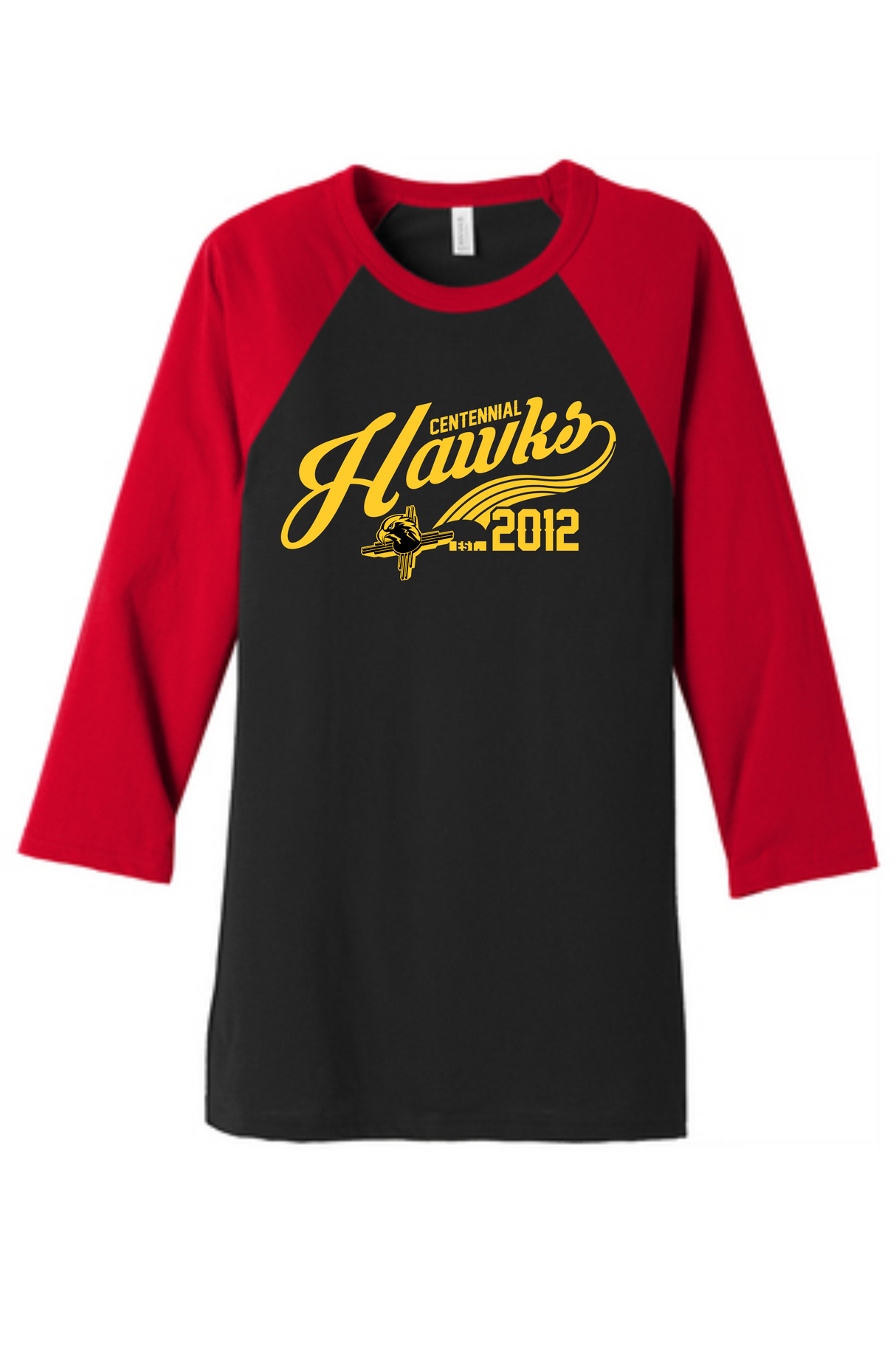 Unisex CHS 3/4-Sleeve Baseball Tee