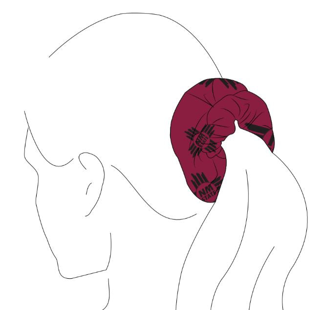 NM State Zia Scrunchie