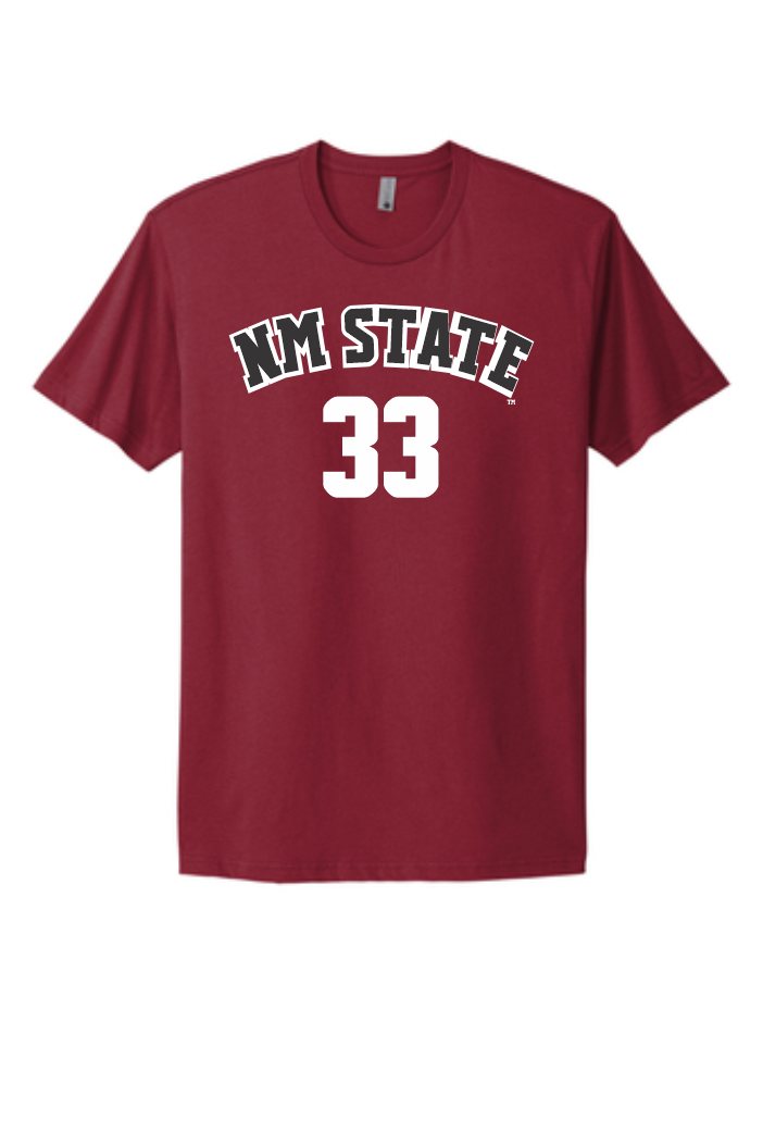 Halliday #33 Women's Basketball NM State Tee