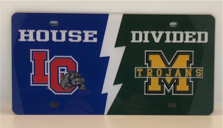 House Divided License Plate