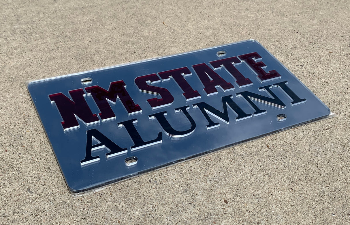 NMSU License Plate