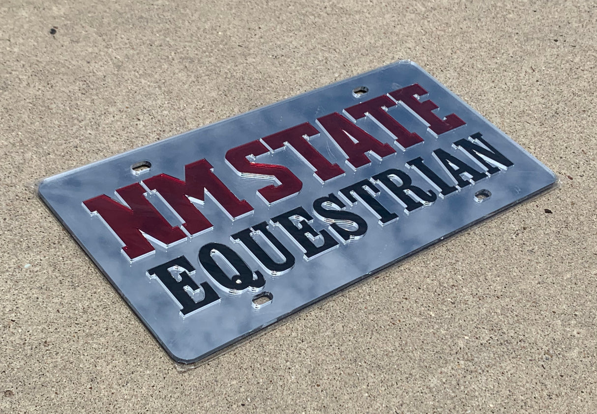 NMSU License Plate