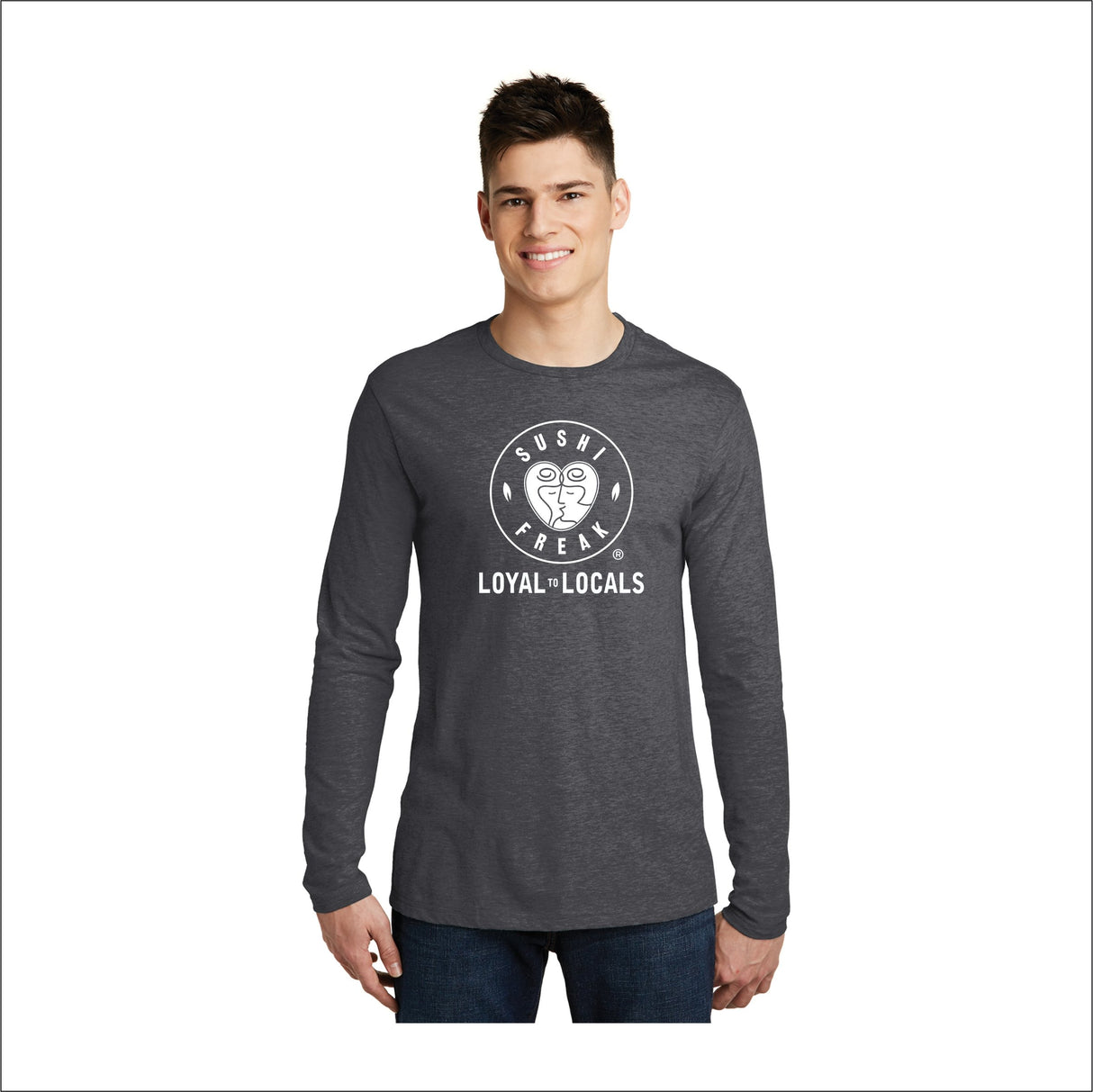 Sushi Freak Loyal To Locals Long-Sleeve Tee