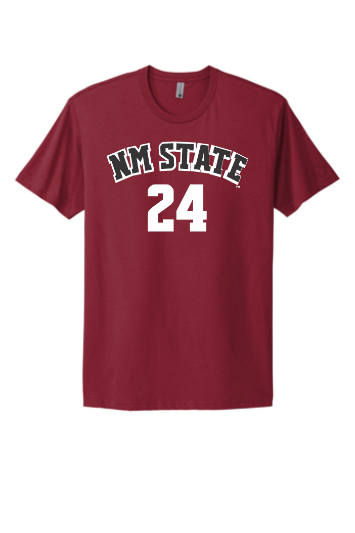 Yenes #24 Women's Basketball NM State Tee