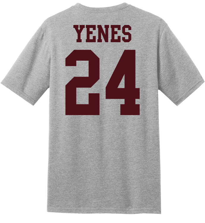 Yenes #24 Women's Basketball Tee