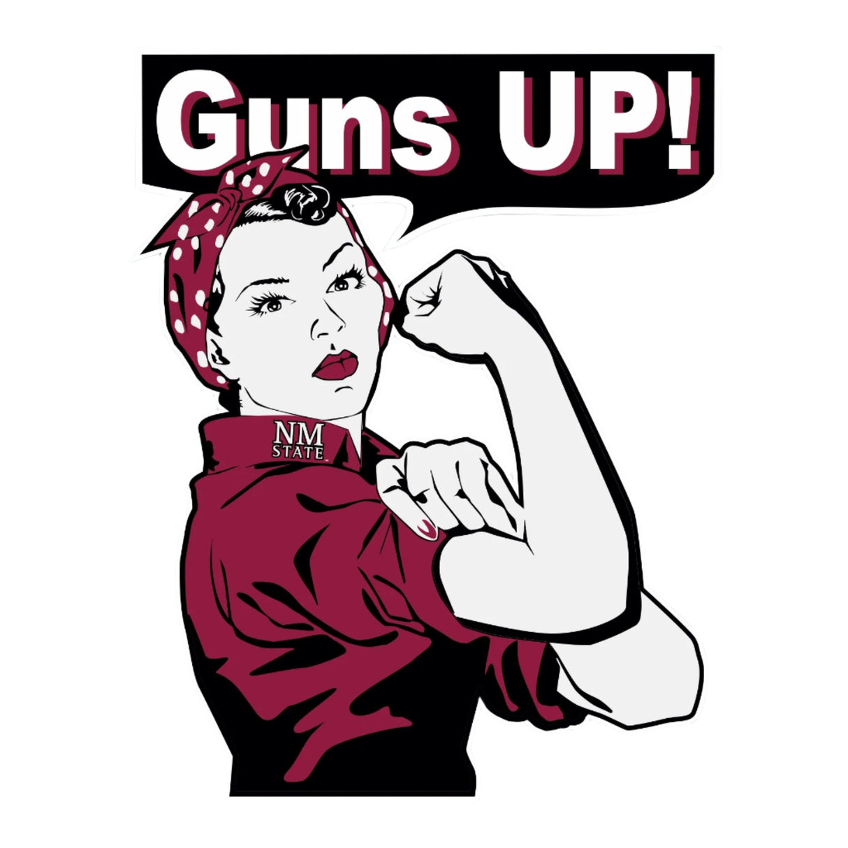 NM State Rosie Decal