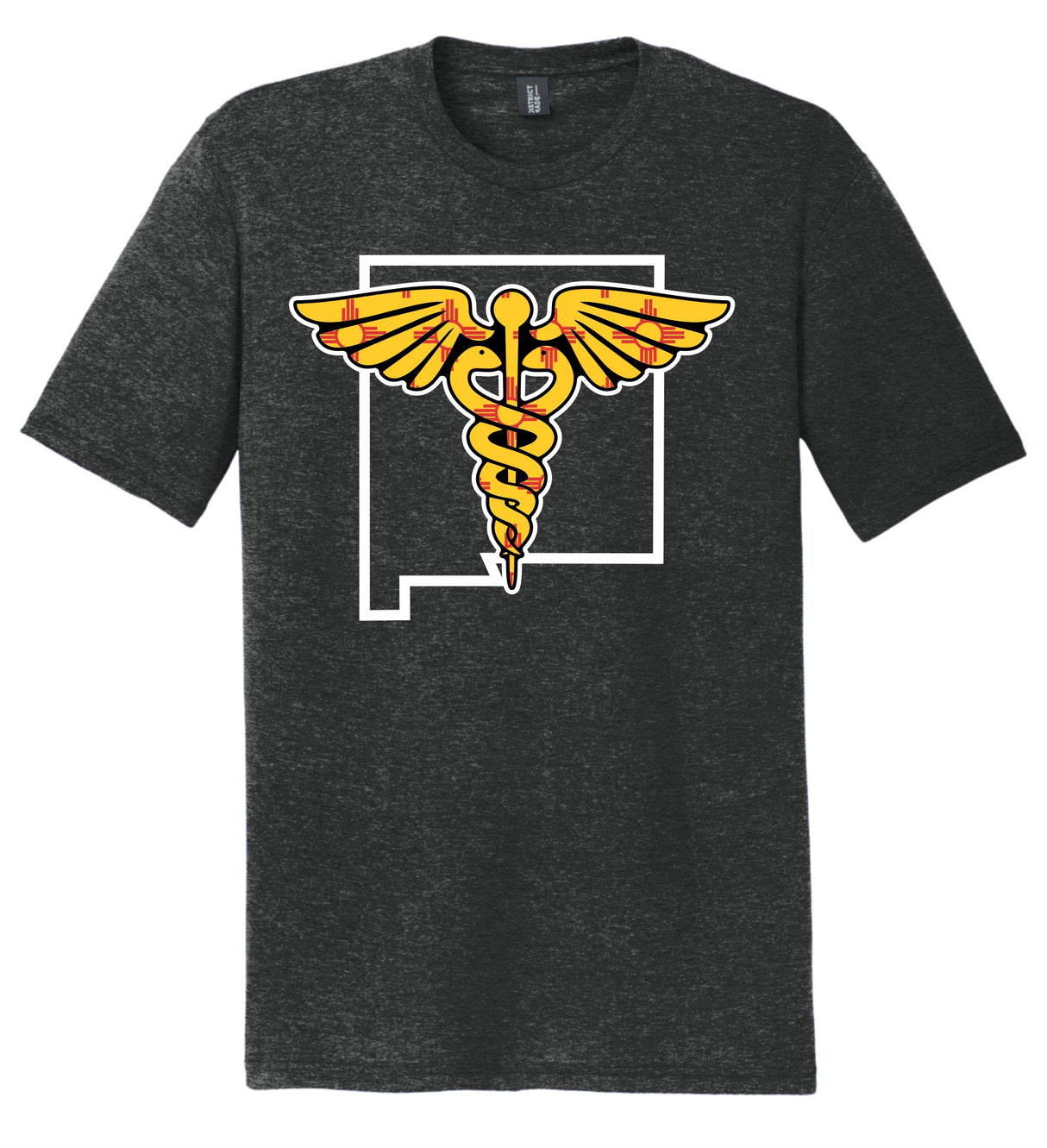 New Mexico Caduceus Tri-Blend Tee