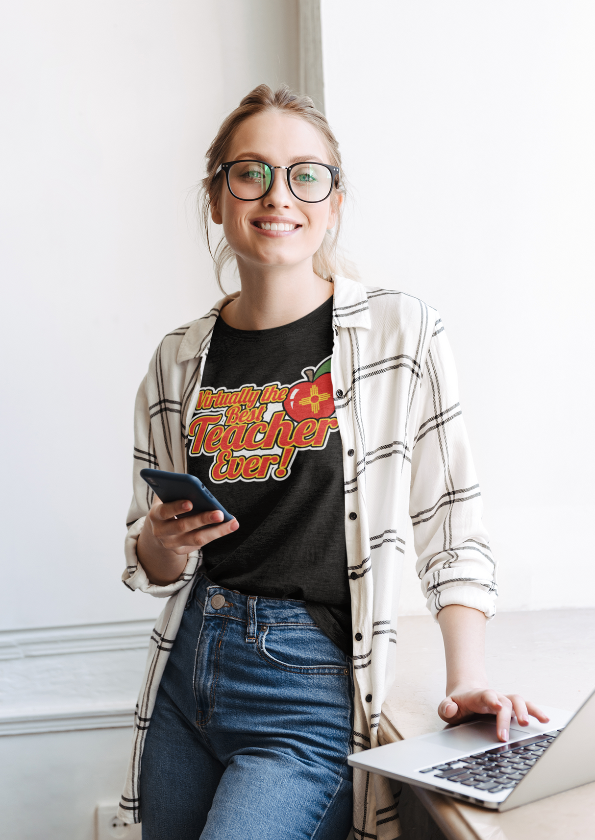 Virtually the Best Teacher Ever Tee