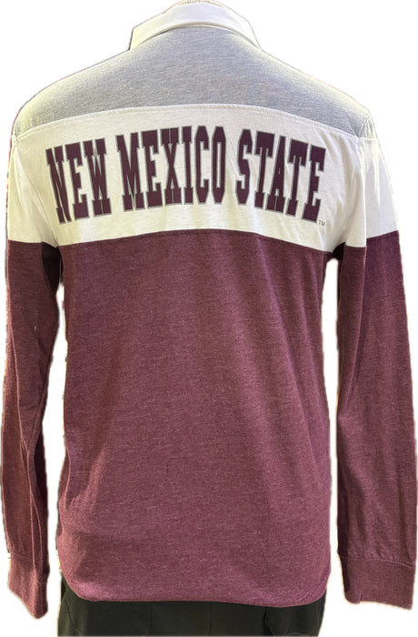 Men's NMSU Rugby LS Polo