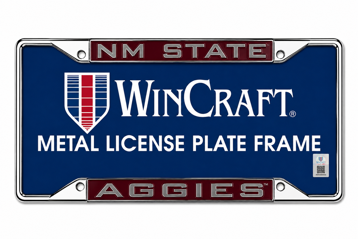 NM State Aggies Red Frame License Plate