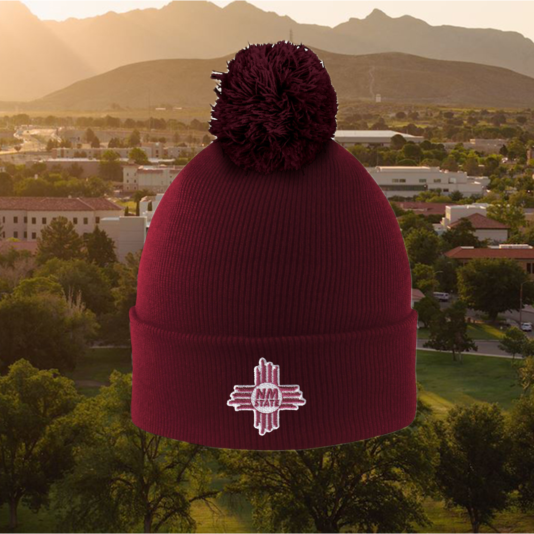 NM State Fleece Beanies