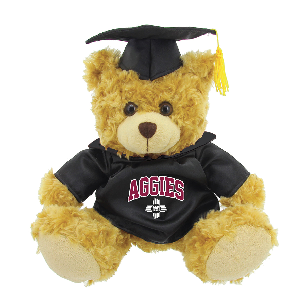 12" Beige Grad Bear