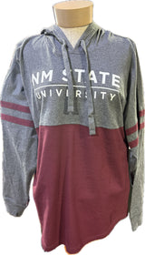 Women's NMSU Hooded Pom Pom Jersey