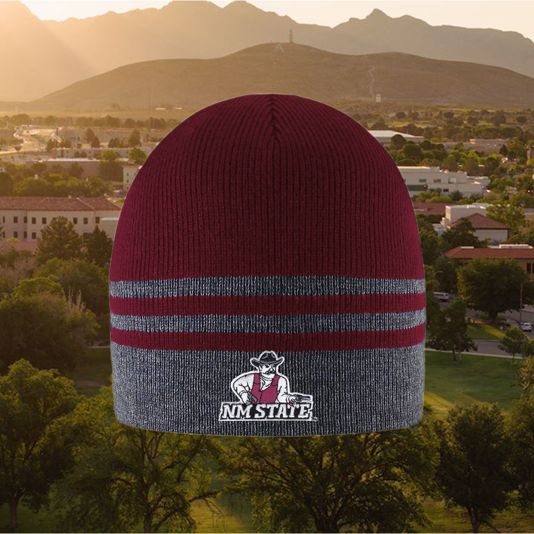 NM State Fleece Beanies
