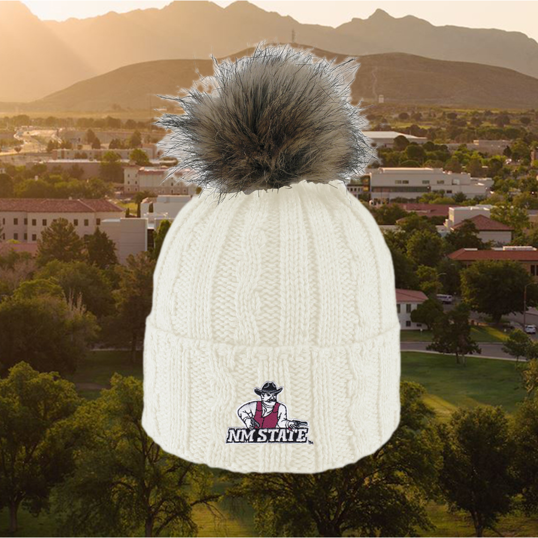 NM State Fleece Beanies