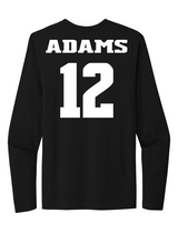 Ene Adams #12 Women's Basketball NM State Long Sleeve Tee