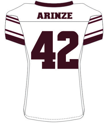 Noah Arinze #42 White Replica Jersey