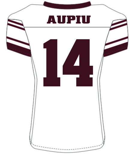 Sone Aupiu #14 White Replica Jersey