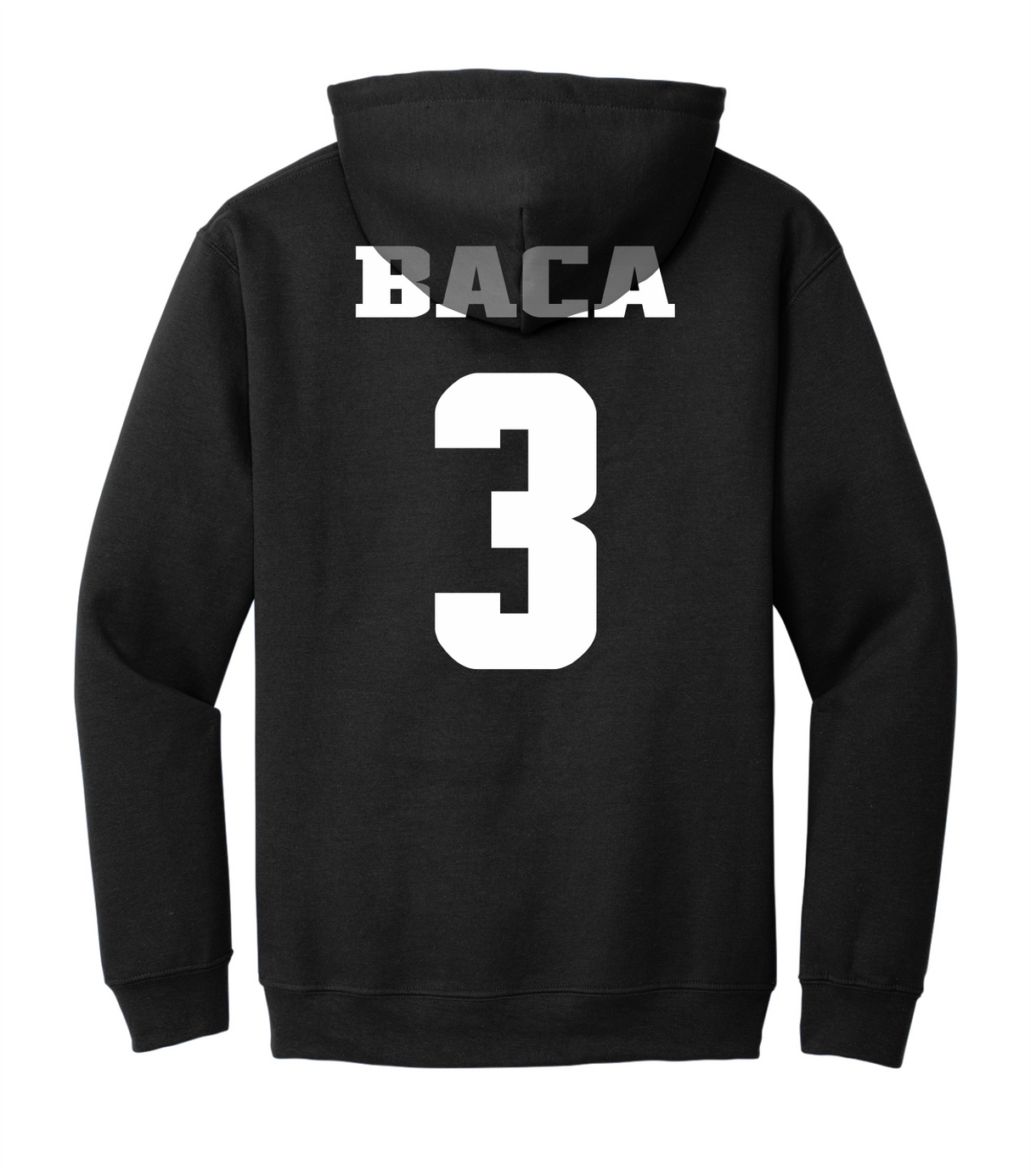 Taylor Baca #3 Softball Stitched Hoodie