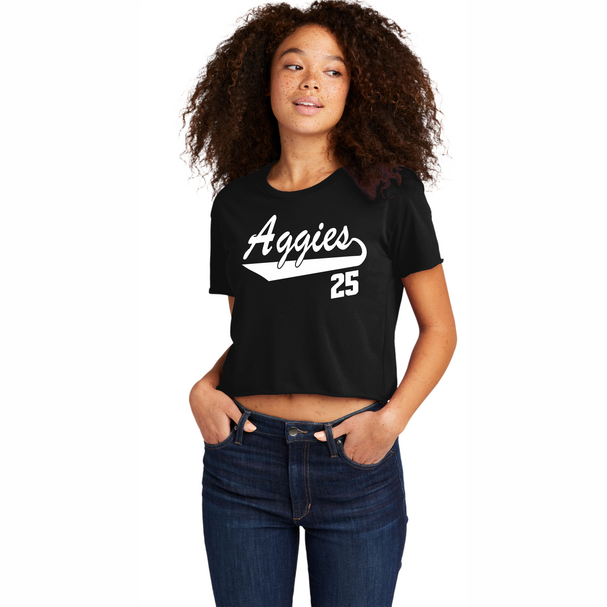 Bradyn Alexander Barnes #25 NIL Retro Crop Tee