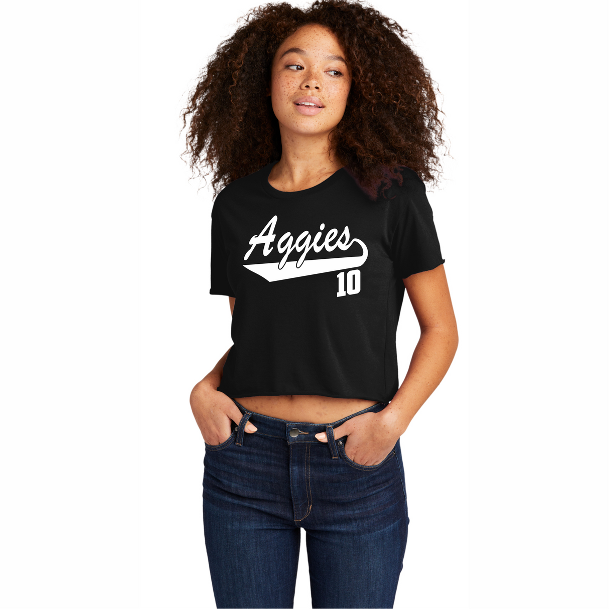 Chance Barron #10 NIL Retro Crop Tee