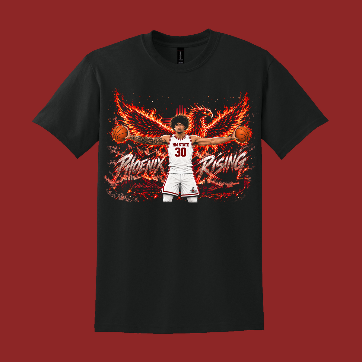 Phoenix Woodson #30 PHOENIX RISING Signature Tee – Sports Accessories Inc
