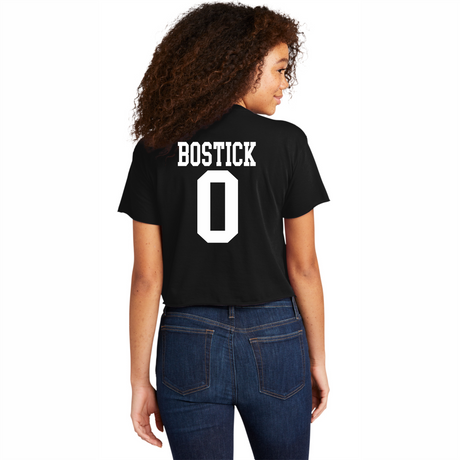 Dionte Bostick #0 NIL Retro Crop Tee