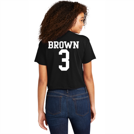 Shawn Brown #3 NIL Retro Crop Tee