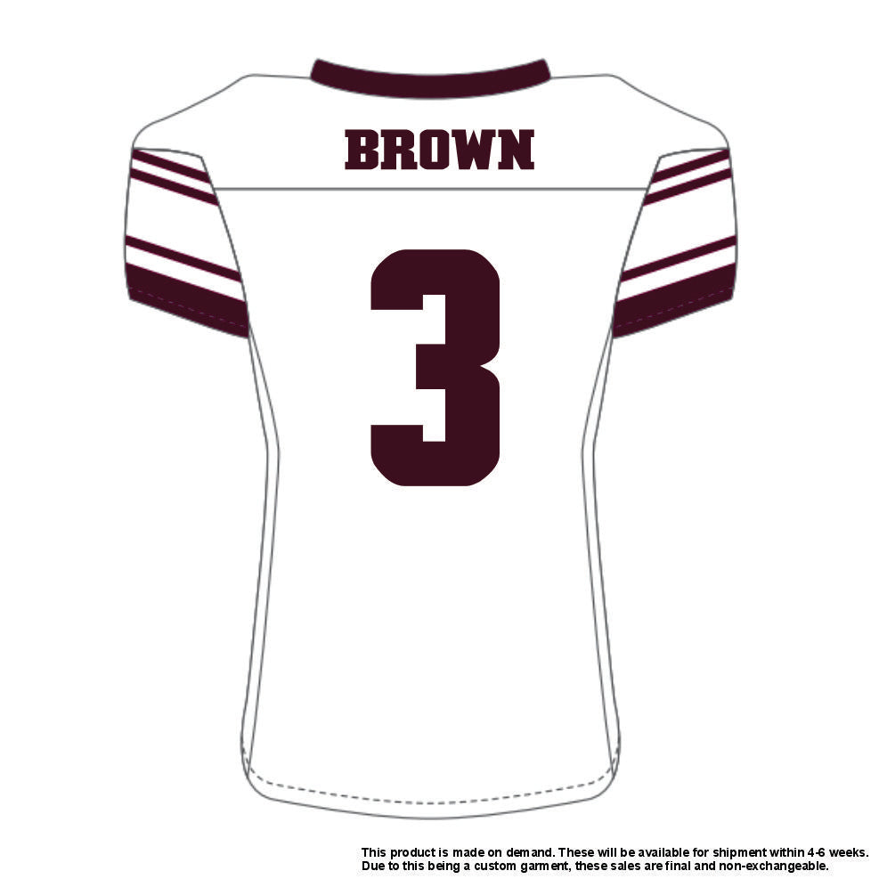 Shawn Brown #3 White Replica Jersey