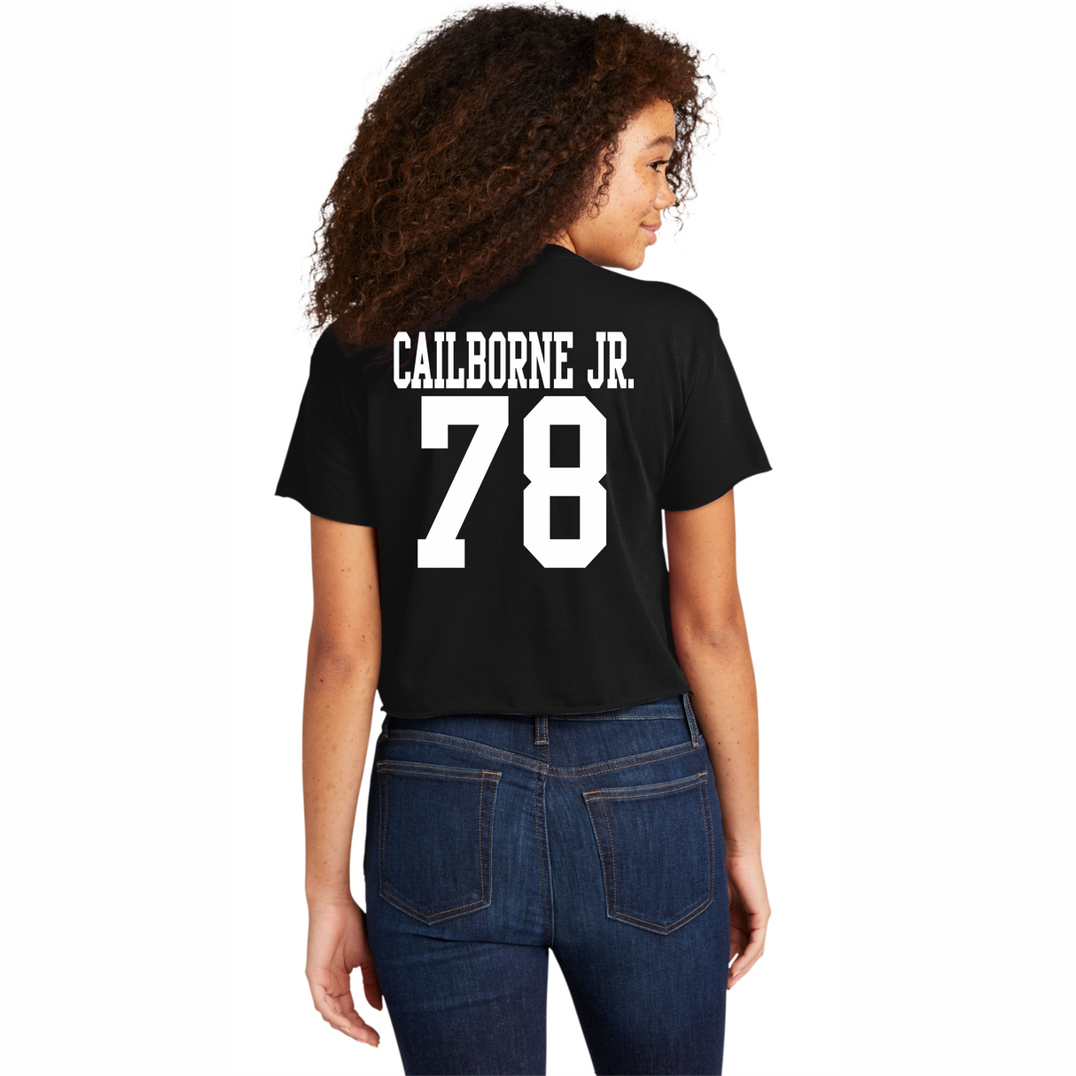 Cedric Claiborne Jr. #78 NIL Retro Crop Tee