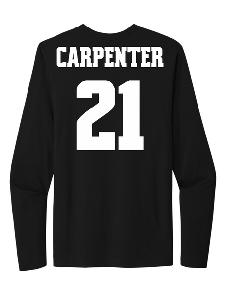 Robert Carpenter #21 Men's Basketball Long Sleeve