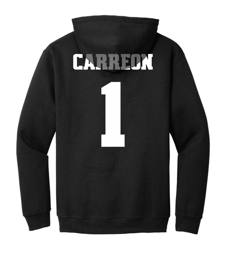 Jessica Carreon #1 Softball Stitched Hoodie