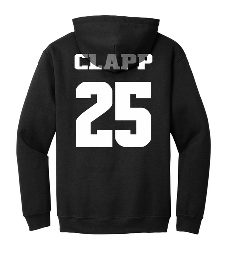 Bella Clapp #25 Softball Stitched Hoodie