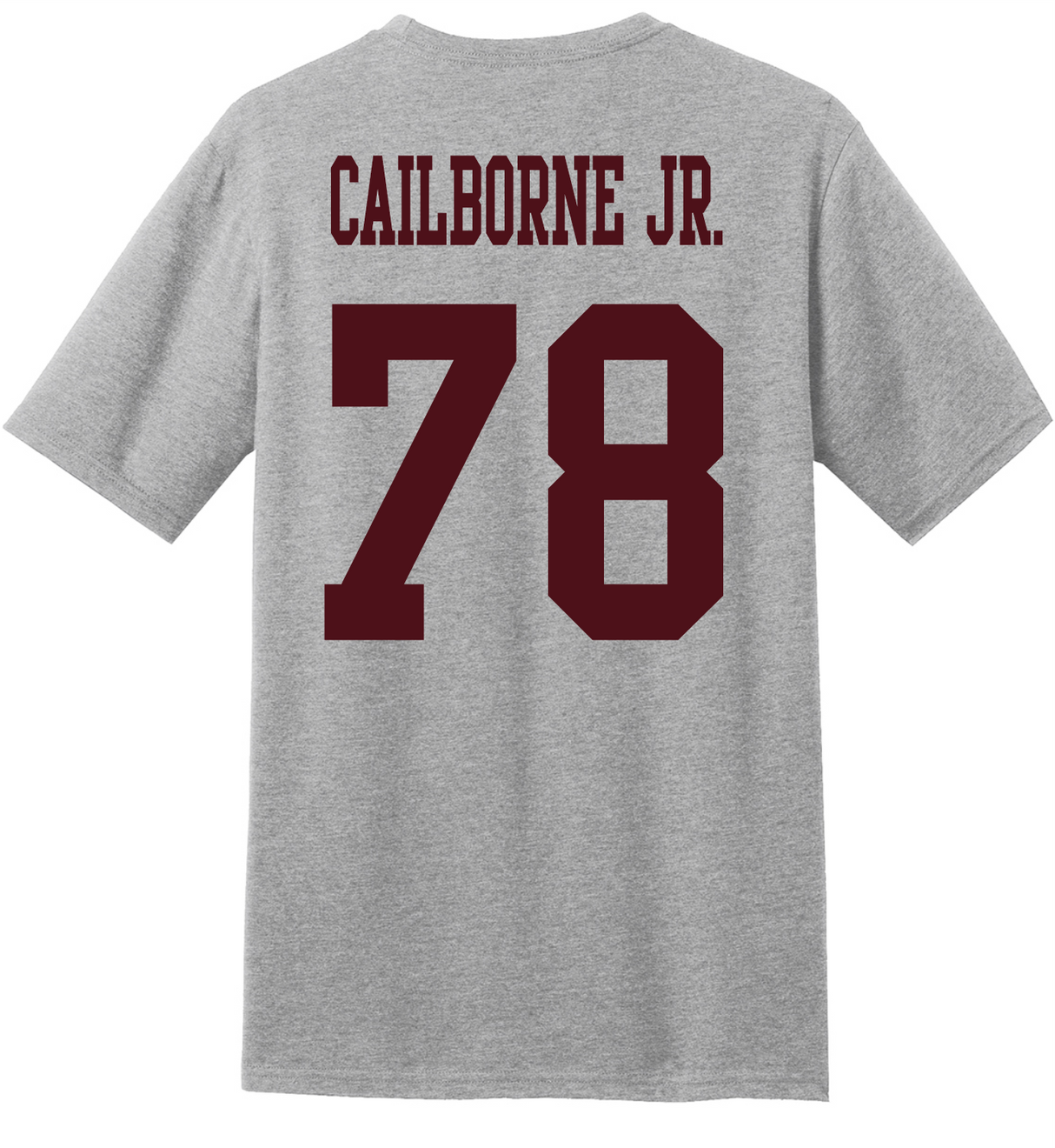 Cedric Claiborne Jr. #78 Football Tee