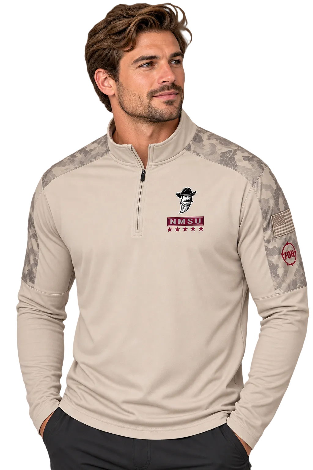 NMSU Military 1/4 Zip