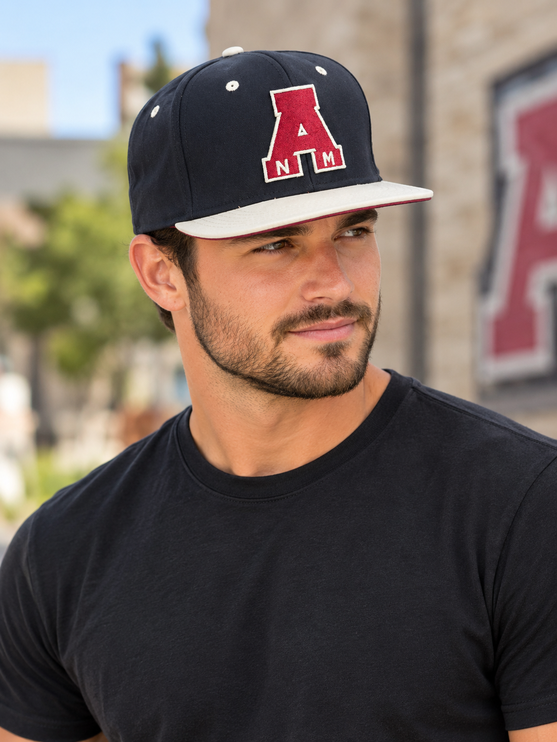 NM State Big A Stretch Fit Hat