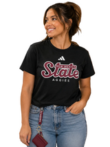 Adidas Retro State Aggies Tee