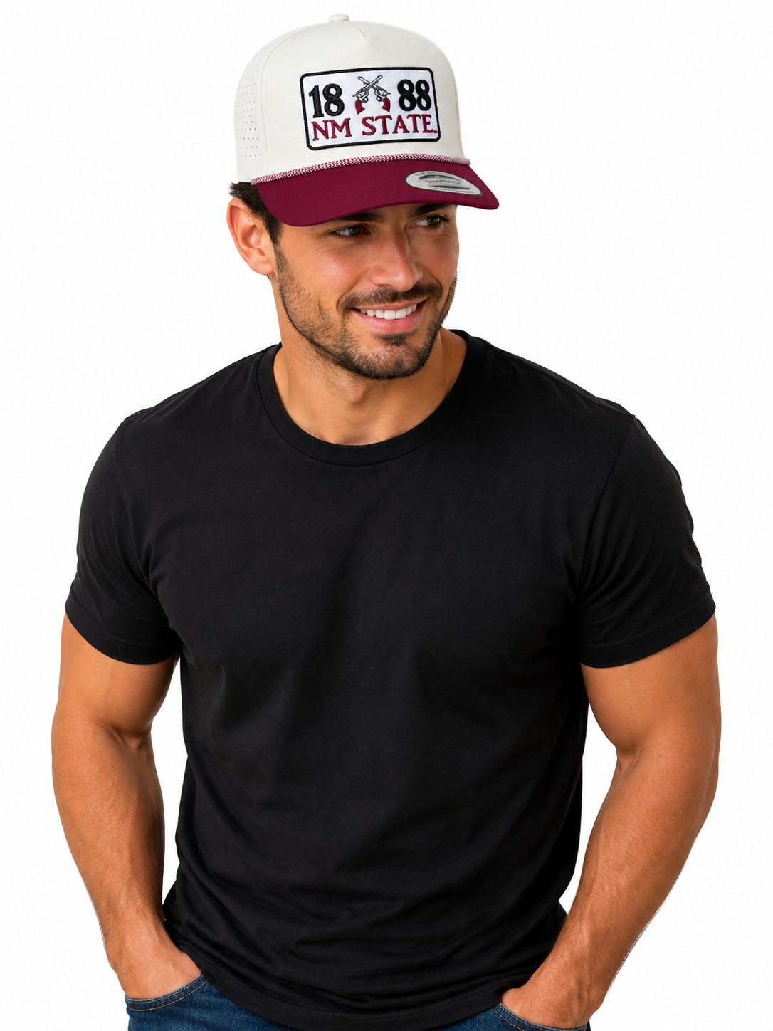 NM State 1888 Cap W/Rope