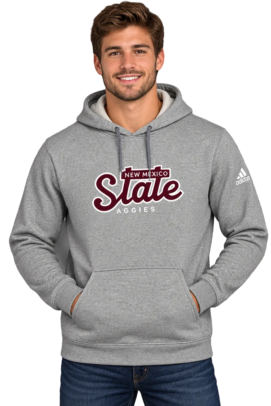 Adidas Retro State Aggies Hooded Sweatshirt