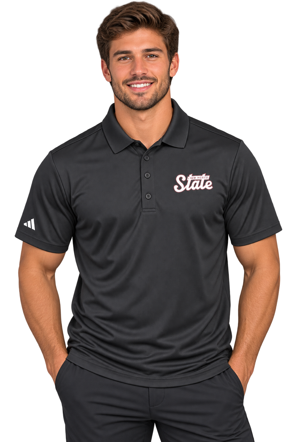 Men's Retro State Adidas Pique Polo