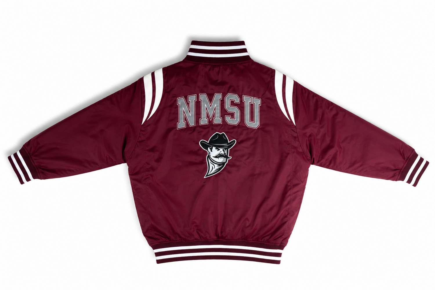 New Mexico State University Sateen Bomber Jacket