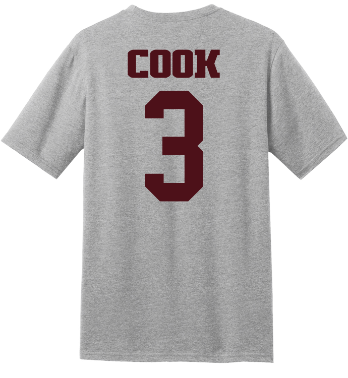 Christian Cook #3 Men's Basketball Tee