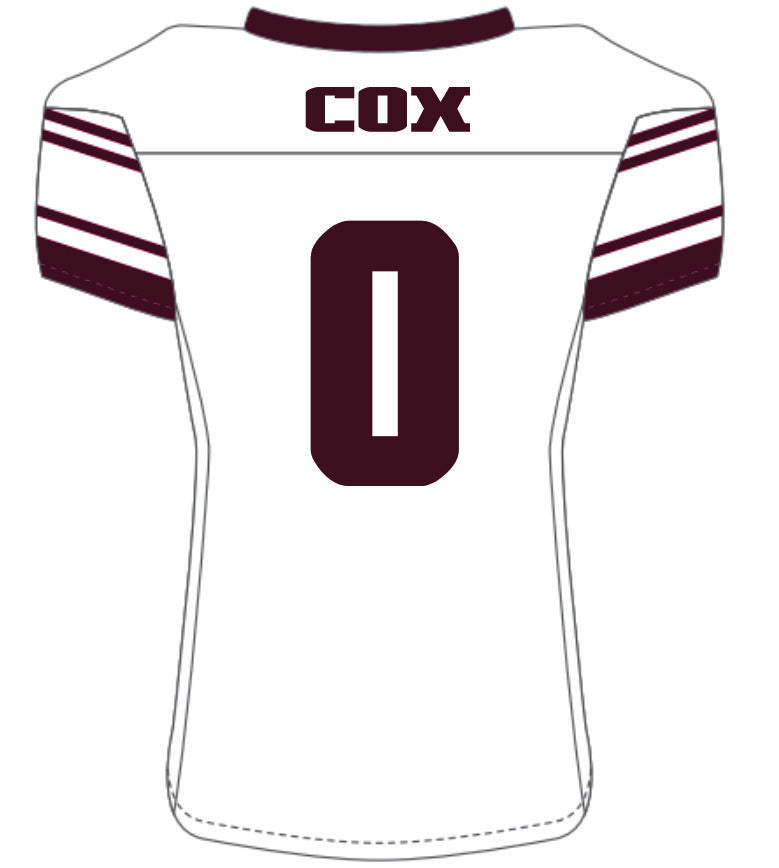 Josiah Cox #0 White Replica Jersey