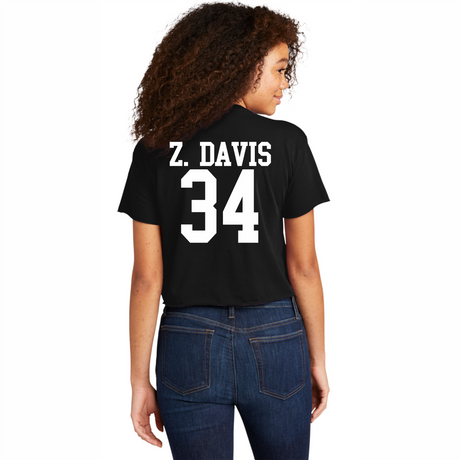 Zaiden Davis #34 NIL Retro Crop Tee