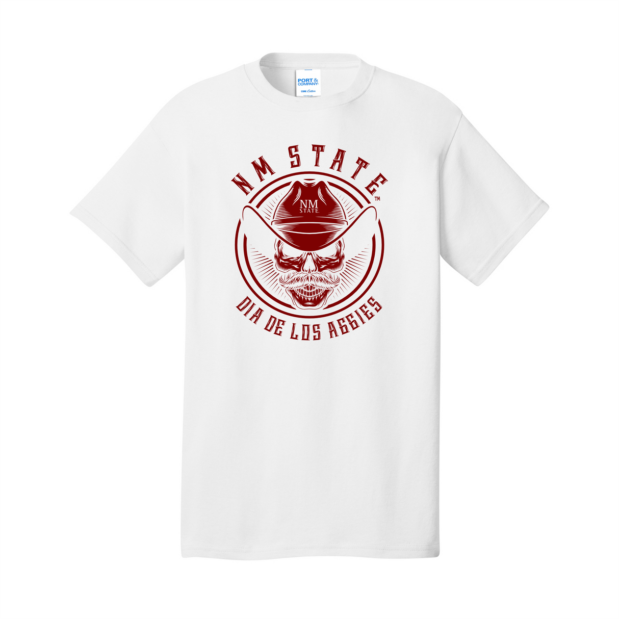 Dia De Los Aggies White Out Tee