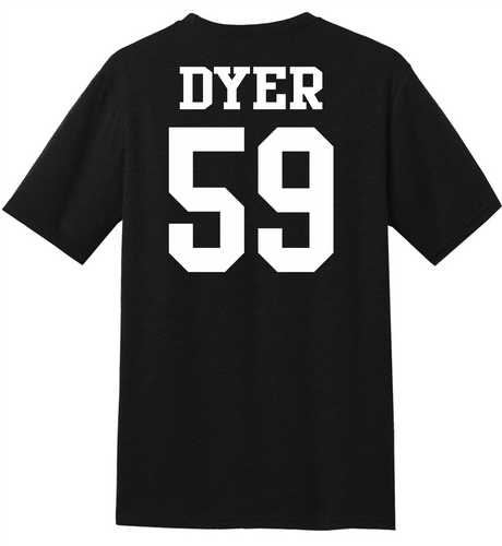 Deven Dyer #59 Football Tee