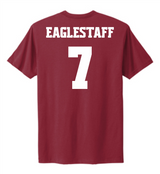 Teysean Eaglestaff #7 Men's Basketball NM State Tee