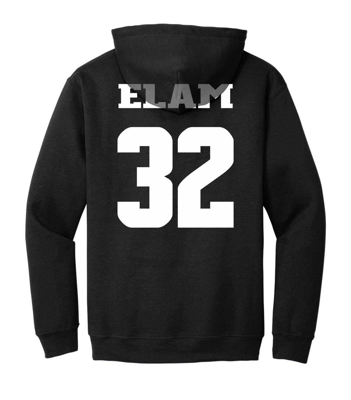 Devin Elam #32 Softball Stitched Hoodie
